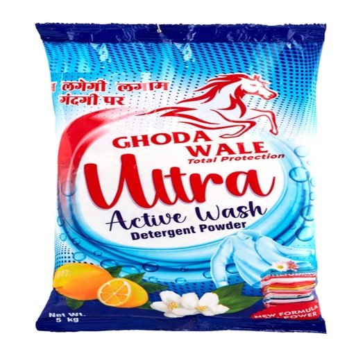 Ultra Active Wash Detergent Powder- 5 Kg